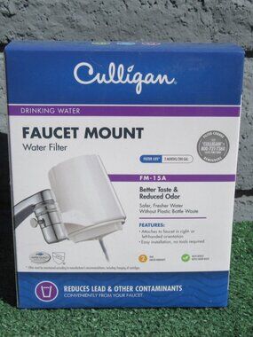 Brand New Culligan Faucet Mount Water Filter FM-15A